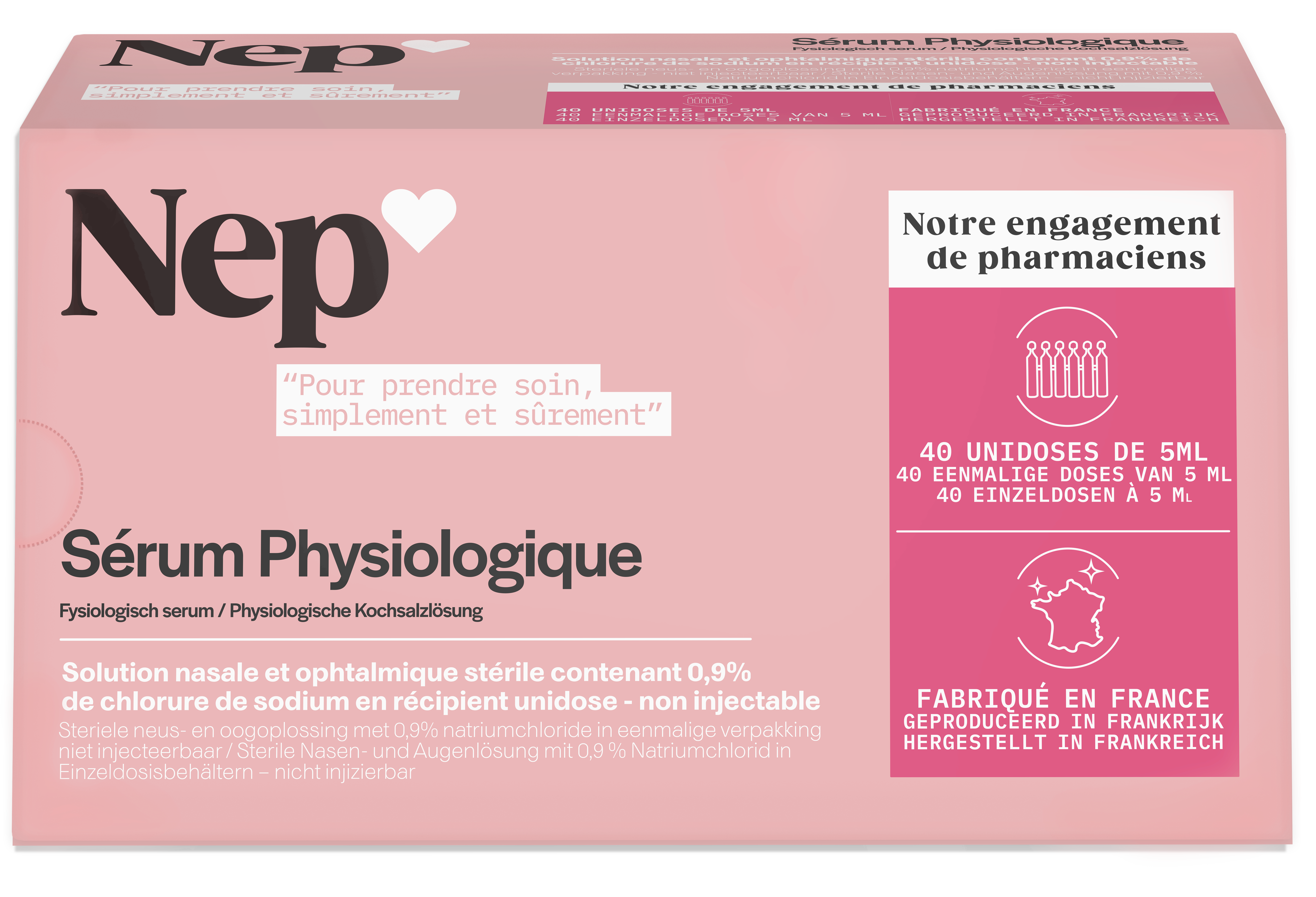 SERUM PHYSIOLOGIQUE 40 DOSES DE 5 ML Conseil